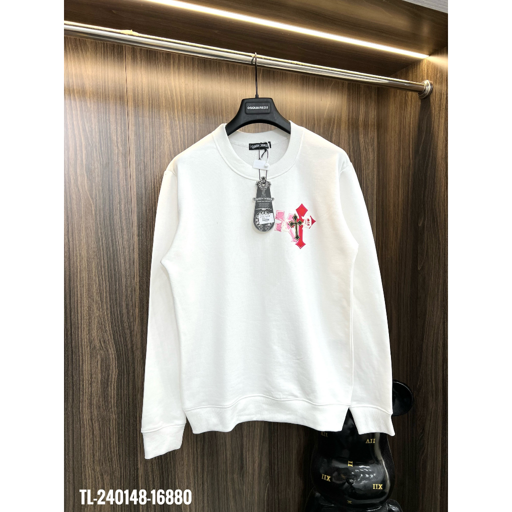 🔥Hot🔥Áo nỉ Chrome Hearts in hình màu thiết kế hot trend Nam Nữ Thu Đông 2023