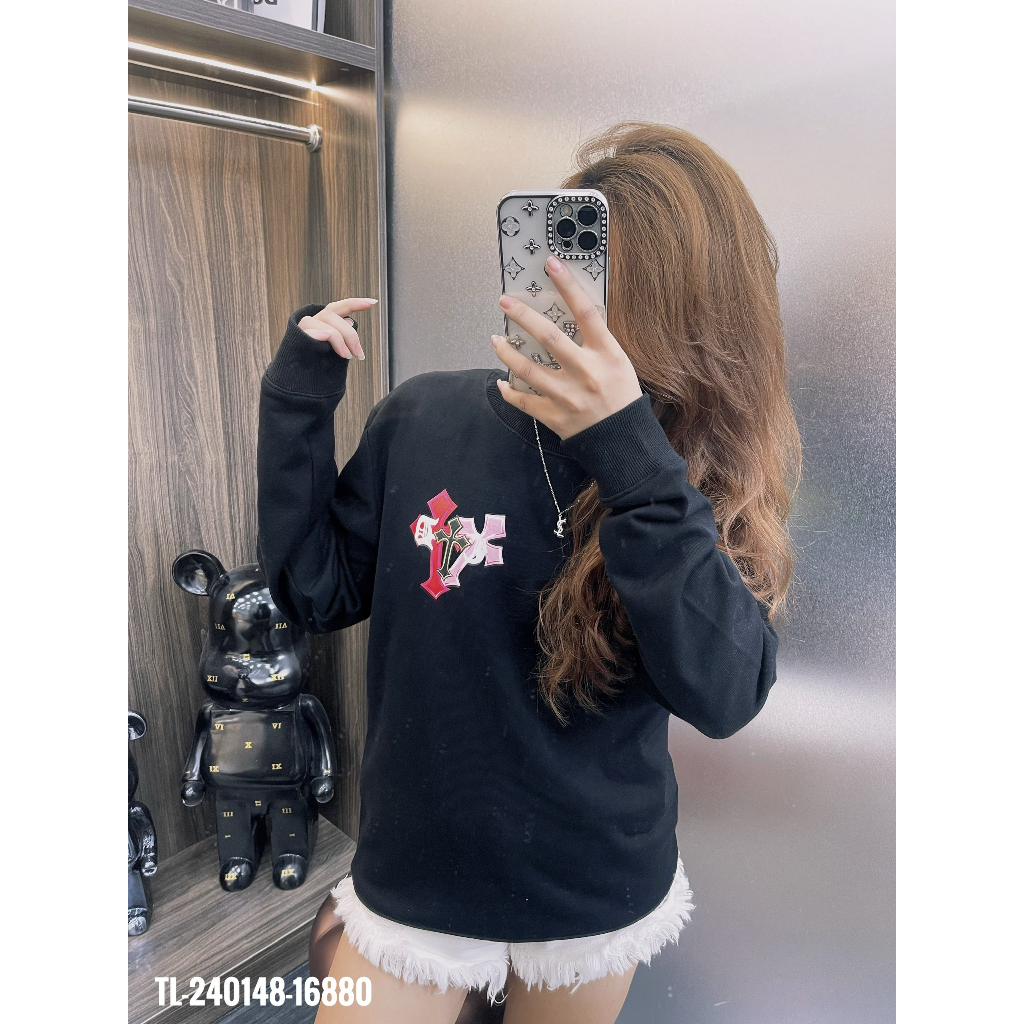 🔥Hot🔥Áo nỉ Chrome Hearts in hình màu thiết kế hot trend Nam Nữ Thu Đông 2023