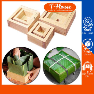Khuôn làm bánh chưng Vạn Lợi - Bộ khuôn 2 gỗ làm bánh chưng tiện lợi