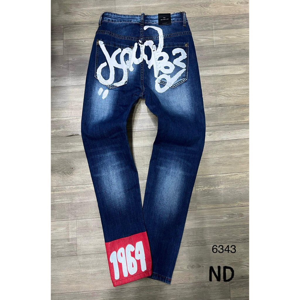 Quần jean DSQ2 gấu 1964 - quần jean hot trend ss2023