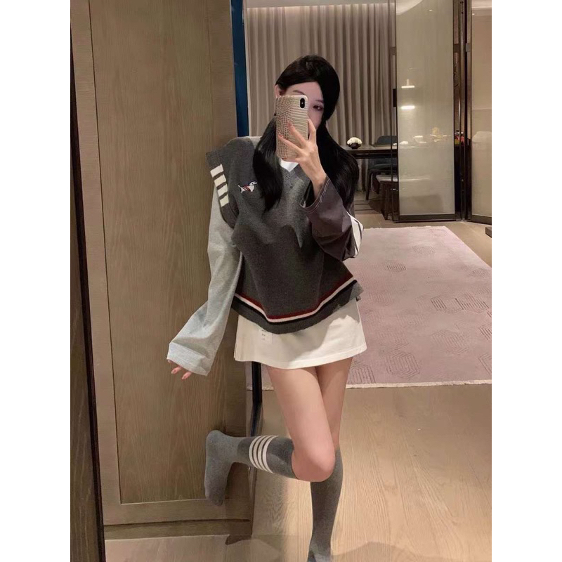Áo gile len Thom hot hit hàng QC