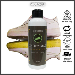 Dung Dịch Tẩy Ố Vàng Đế Giày Cao Su Bộ/Lọ Vệ Sinh Làm Trắng Giày Shoez Max 100ml