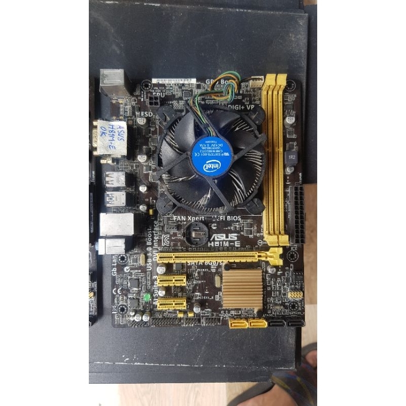 Combo main+cpu+quạt zin asus H81M-E cũ