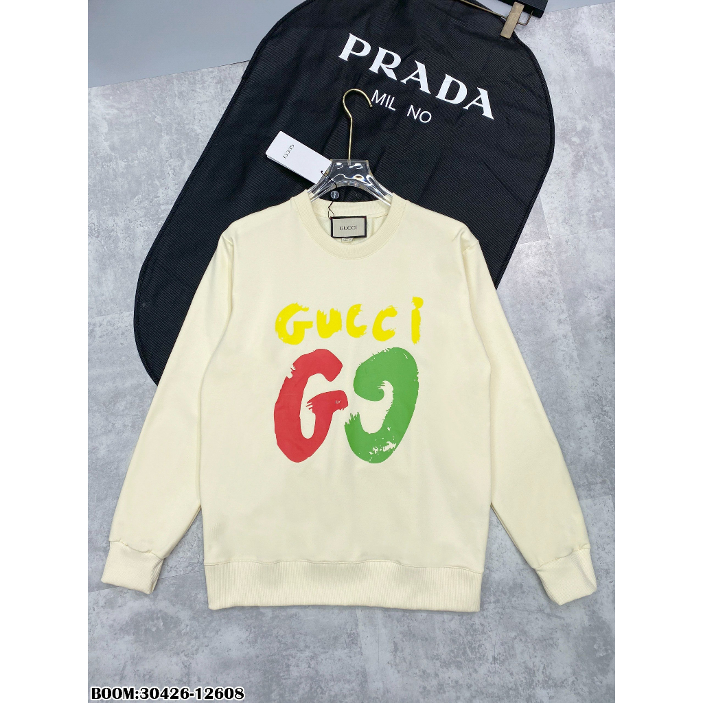 🔥Hot🔥Áo nỉ GC in logo to thiết kế hot trend Nam Nữ Thu Đông 2023