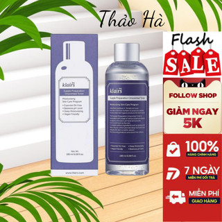 Nước hoa hồng Klairs Supple Preparation Toner không mùi - có mùi