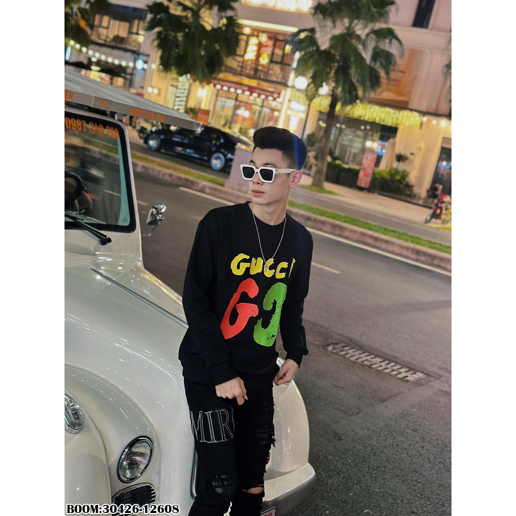 🔥Hot🔥Áo nỉ GC in logo to thiết kế hot trend Nam Nữ Thu Đông 2023