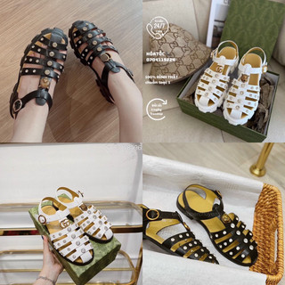 Giày nữ sandal gc rọ đính đá đế xuồng