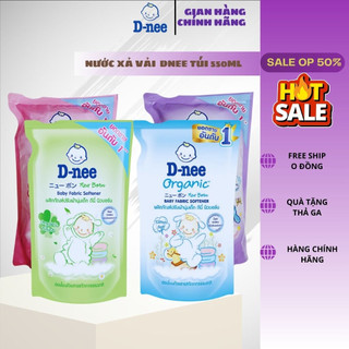 ComBo 3 Túi Nước xả vải Dnee túi nội địa Thái 550ml - Nước xả quần áo cho bé chuẩn thái 550ml