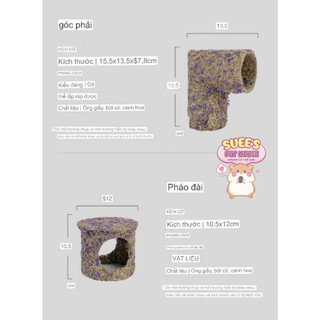 〖ORDER〗𝐍𝐈𝐓𝐄𝐀𝐍𝐆𝐄𝐋 Ống Chui Đường Hầm Đa Dạng Cho Hamster