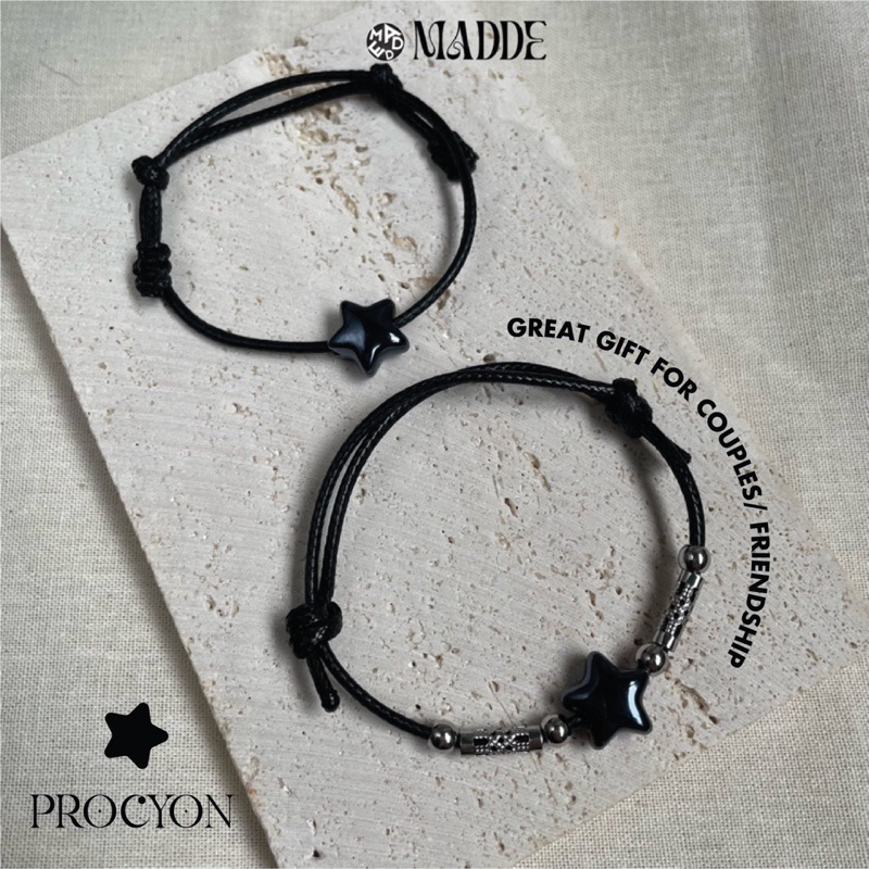 Vòng tay sao gốm Madde  / sao nguyện ước / vòng tay đôi/ vòng tay tình bạn