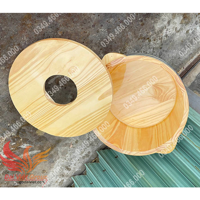 Chậu Gỗ Ngâm Chân Kèm Phụ Khoa - Chậu Gỗ Ngâm Chân Có Lắp - Chậu Ngâm Chân Bằng Gỗ Thông
