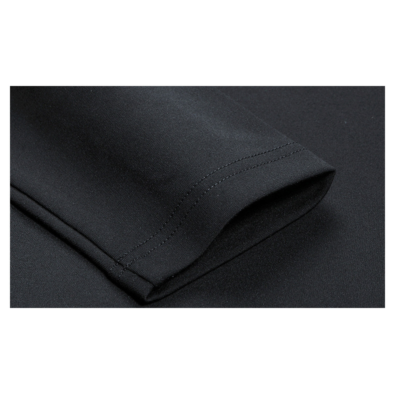 Áo thun nam nót nỉ cổ cao giữ nhiệt nam dài tay thể thao trơn nhiều màu dáng ôm co giãn 4 chiều