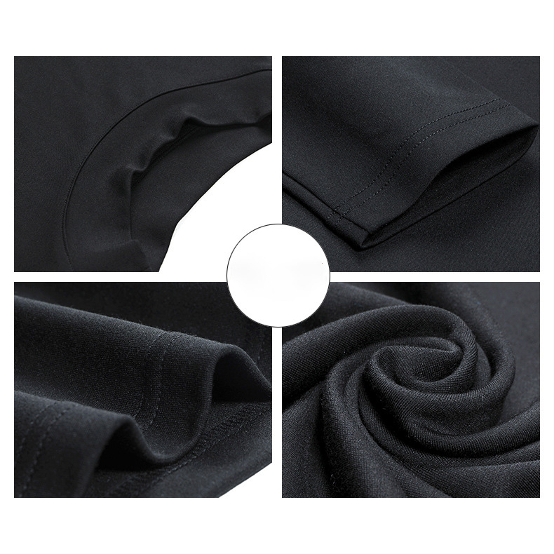 Áo thun nam nót nỉ cổ cao giữ nhiệt nam dài tay thể thao trơn nhiều màu dáng ôm co giãn 4 chiều