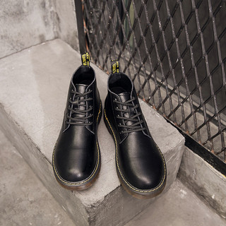 Giày chelsea boots nam cổ ngắn buộc dây pha dáng Derby , đế kếp tăng chiều cao 3cm