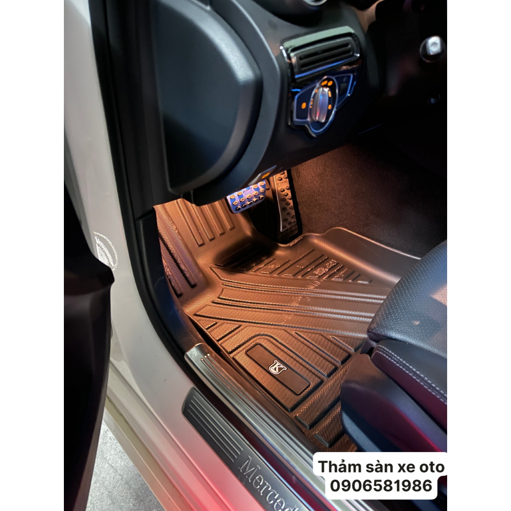 Mercedes C200/300 Thảm Sàn Xe TPE Chuẩn Form Xe Sang Trọng