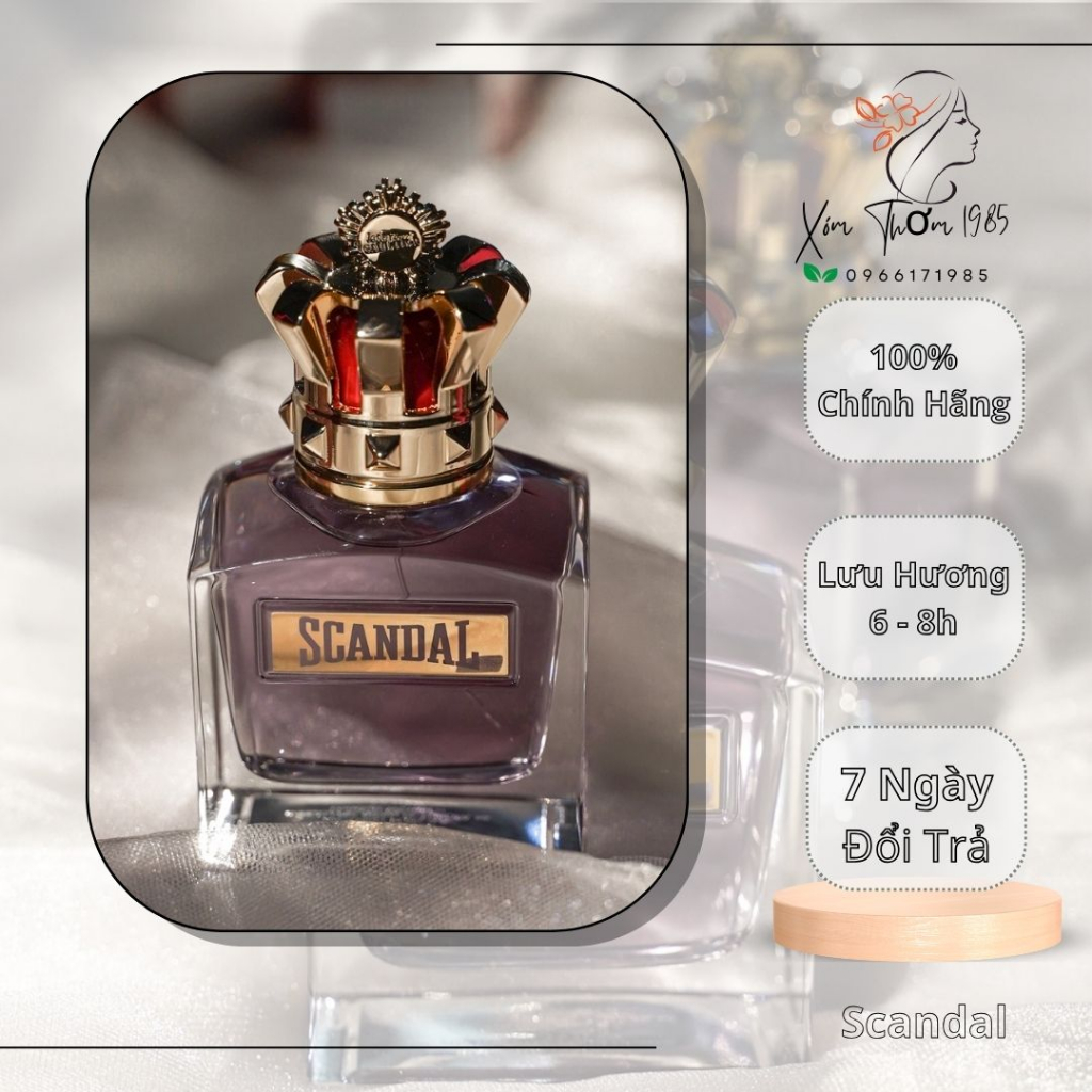 Nước hoa Jean Paul Gaultier Scandal Pour Homme | Nước hoa nam chính hãng | Mosmaticperfume chai 100ml