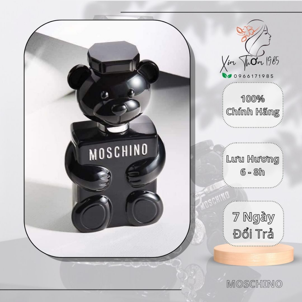Nước Hoa Nam Moschino Toy Boy EDP Dung Tích 100ml - Dầu Thơm Nam Hương Tự Tin Năng Động. lưu hương 6 đến 8 tiếng