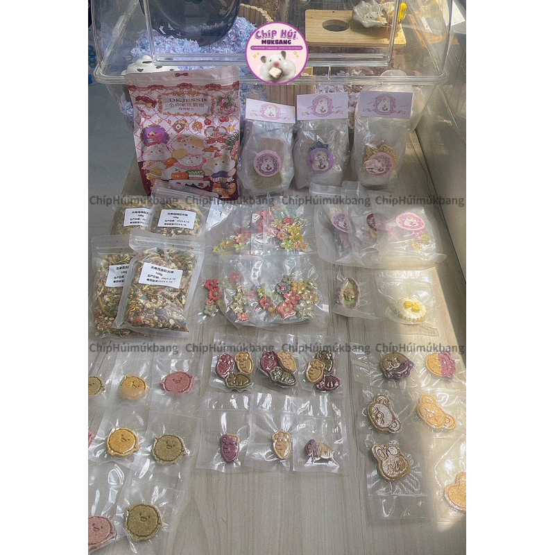 Combo snack mài răng ăn dặm nội địa Trung dành cho hamster