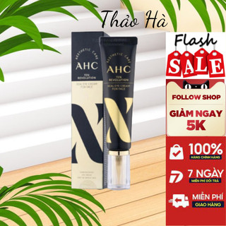 Kem Chống Nhăn và giảm Thâm Quầng Mắt AHC ULTIMATE REAL EYE CREAM FOR FACE XANH Mini- Full