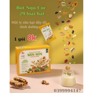 Bột ngũ cốc dinh dưỡng Min Min 29 loại hạt gói 20g tiện lợi