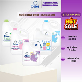 Nước giặt xả 2 trong 1 Dnee 3000ml tem chính hãng nhập khẩu