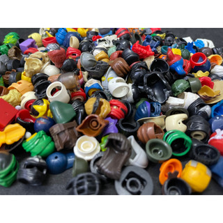 ĐỒ CHƠI lắp Ráp Combo 10 Nón Tóc Mũ cho nhân vật lắp ráp minifigures ngẫu nhiên