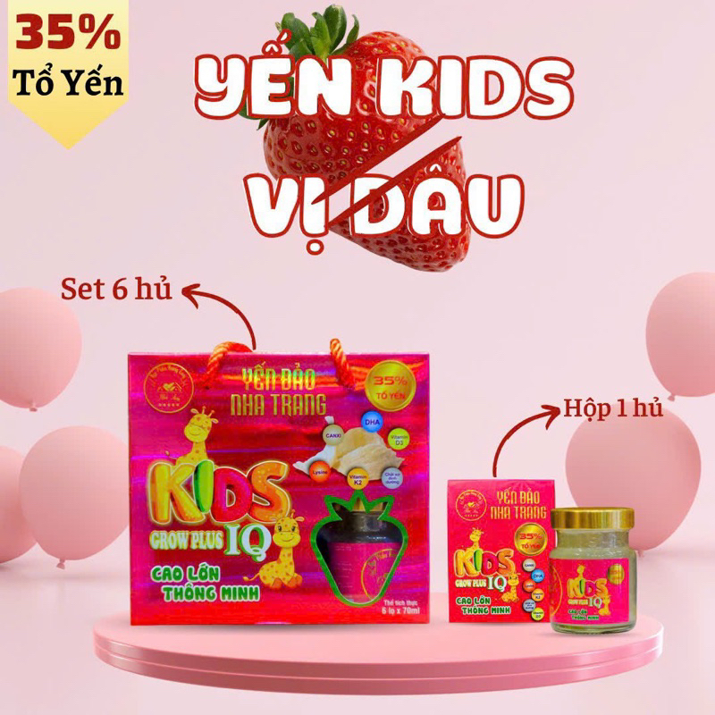 Yến Kids 35% cho trẻ em Date mới