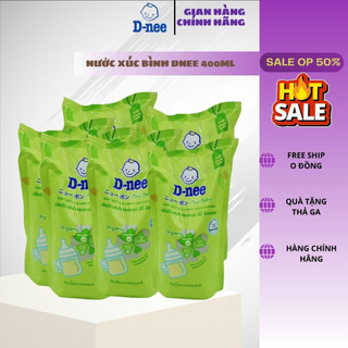 Combo 6 túi nước xúc bình sữa dnee, rửa bình sữa dnee dạng túi 550ml ....