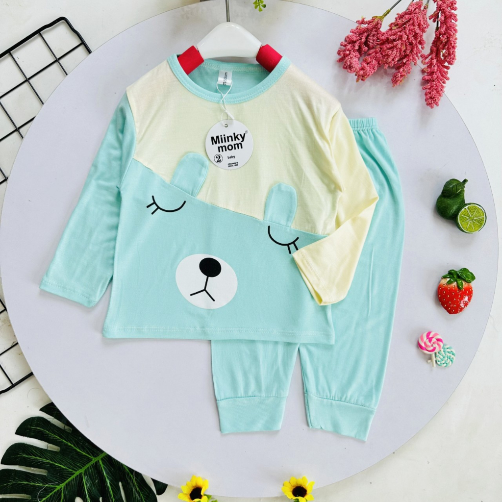 Bộ dài tay bé trai , bộ dài tay bé gái chất thun lạnh từ 4kg đến 15kg - jkids