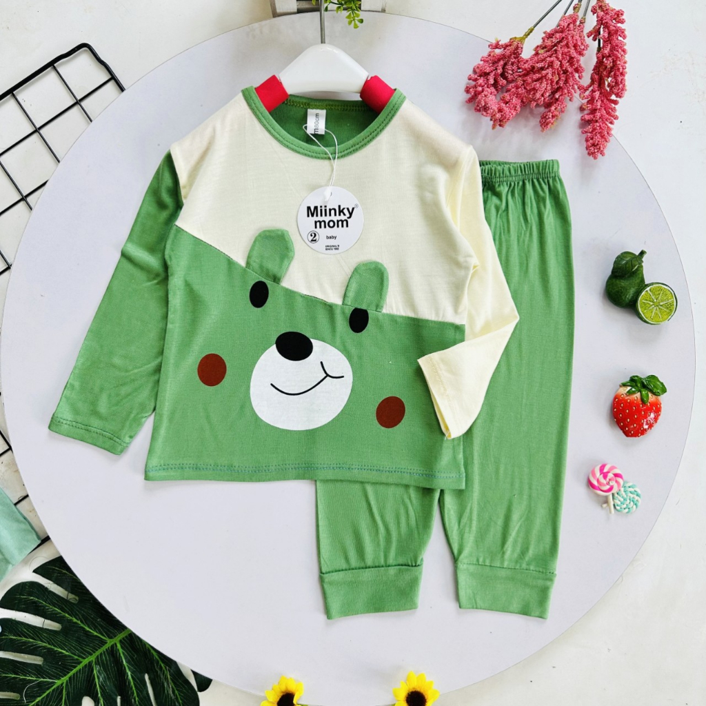 Bộ dài tay bé trai , bộ dài tay bé gái chất thun lạnh từ 4kg đến 15kg - jkids