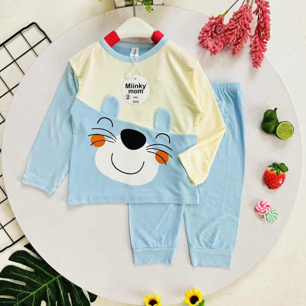 Bộ dài tay bé trai , bộ dài tay bé gái chất thun lạnh từ 4kg đến 15kg - jkids