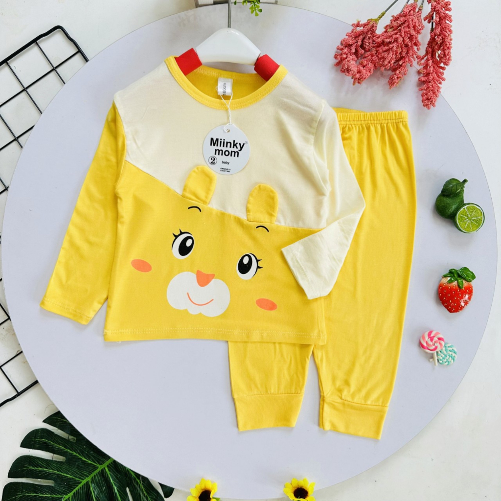Bộ dài tay bé trai , bộ dài tay bé gái chất thun lạnh từ 4kg đến 15kg - jkids
