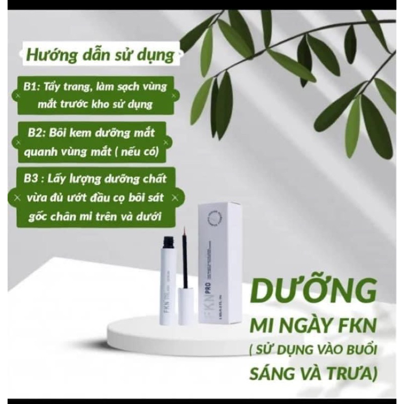 COMBO DƯỠNG DÀI MI MÀY FKN - 5ML
