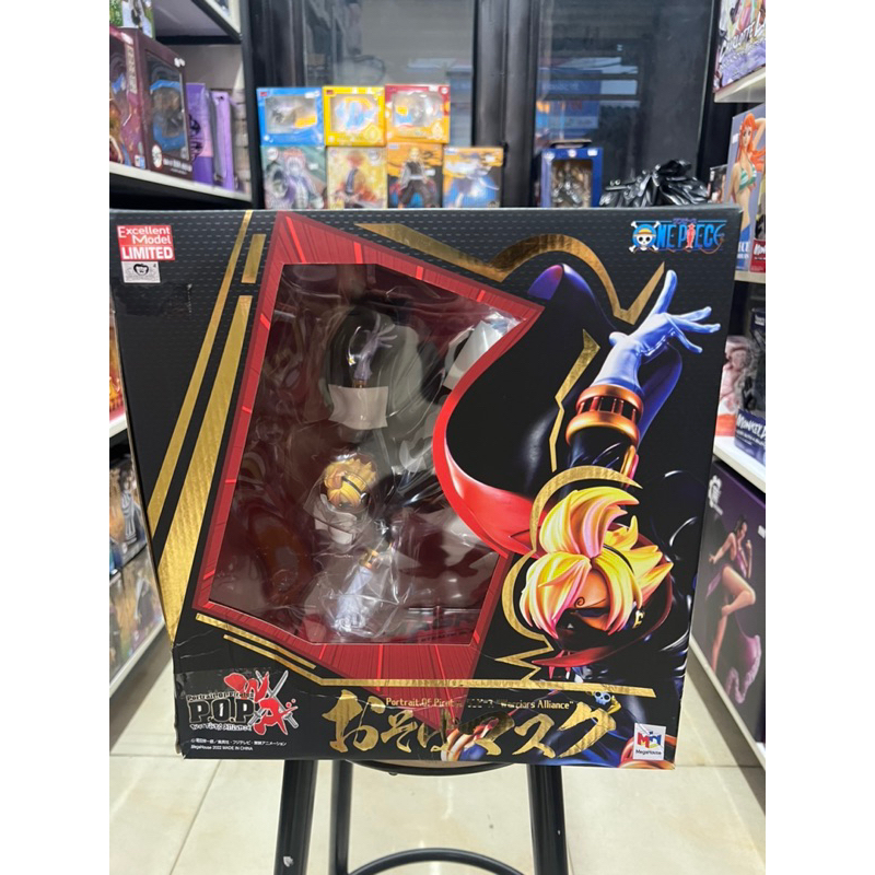 Mô hình one piece cao cấp - Sanji pop mặt nạ soba chính hãng megahouse
