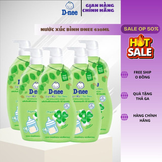 Combo 5 chai nước rửa bình/ xúc bình sữa dnee thái lan 620ml ....