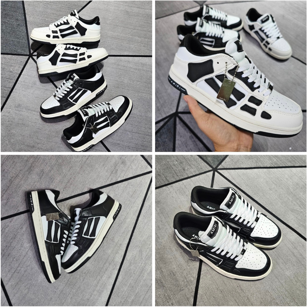 Giày thể thao Ami.ri đen trắng-Full box