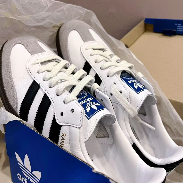 Giày Sport Thể Thao Adidas_Samba Basic Màu Xanh Đen Trắng Trẻ Trung Hot Trend 2023 - Thiên An Sneakers