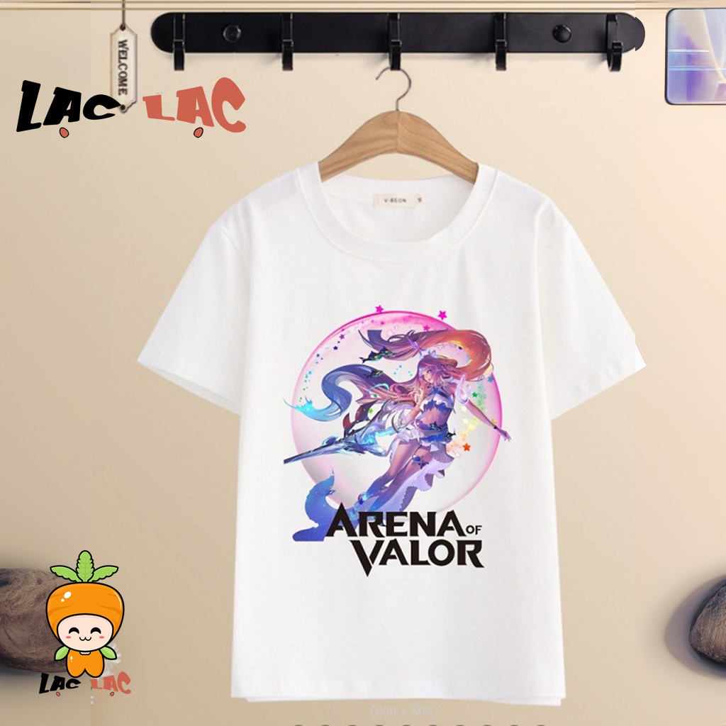 Áo thun Liên Quân Mobile Áo Thun màu trắng cực chất đủ size cho bé