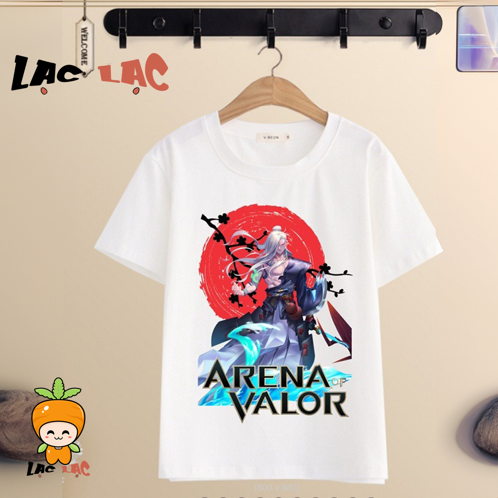 Áo thun Liên Quân Mobile Áo Thun màu trắng cực chất đủ size cho bé