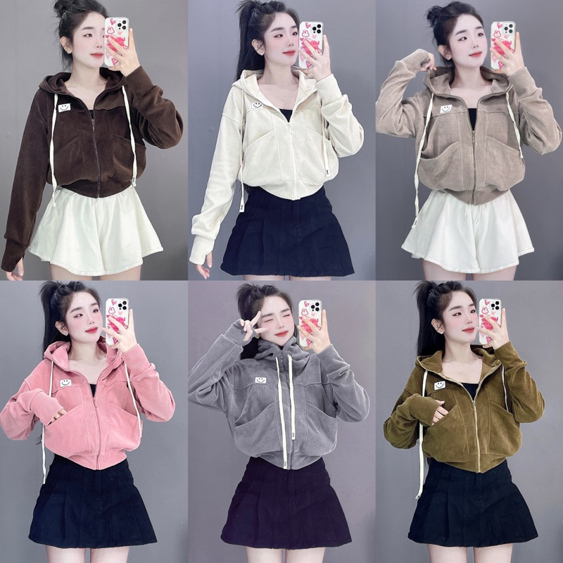 Áo khoác túi đắp _ Quỳnh Hí store