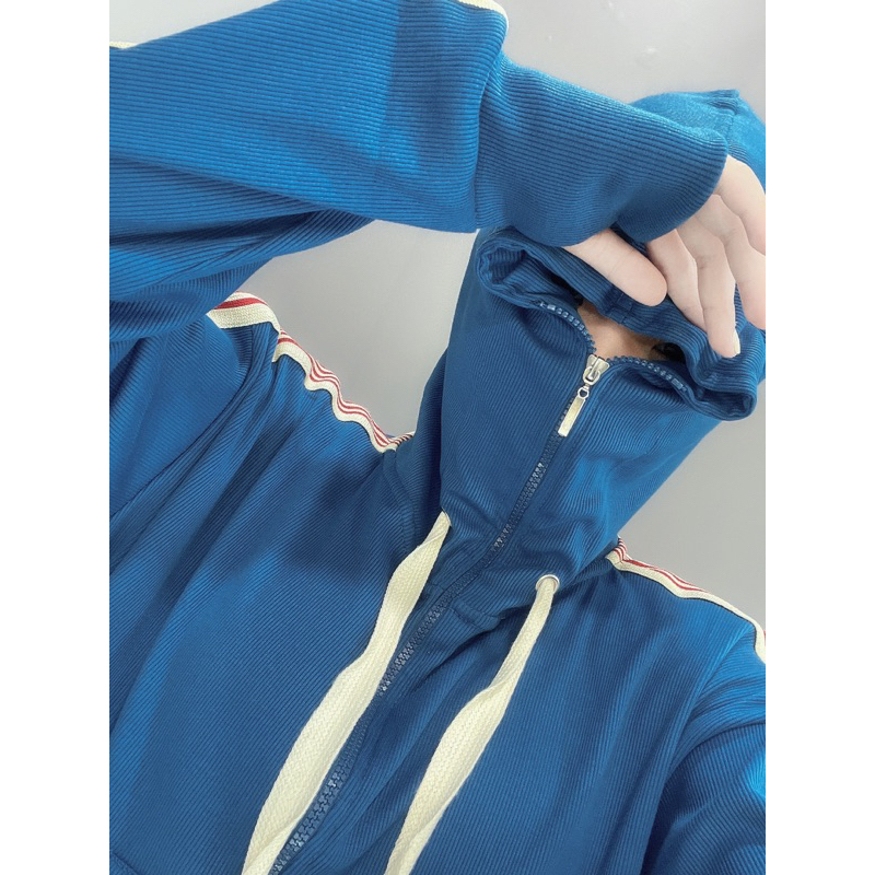 XƯỞNG ÁO KHOÁC / Áo khoác chạy 1 sọc bản to _ QHstore