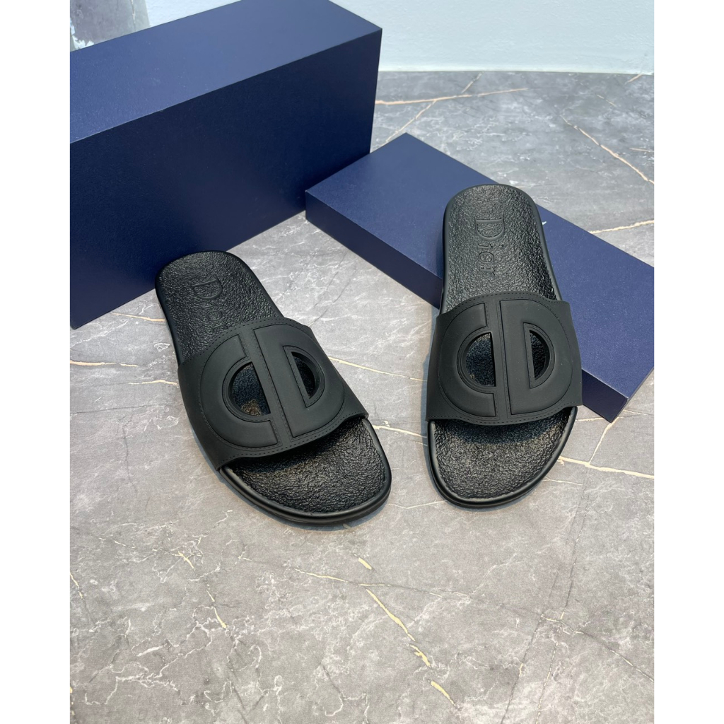 Dép lê quai ngang nam, Dép dior CD hàng hot trend 2023 mẫu mới nhất