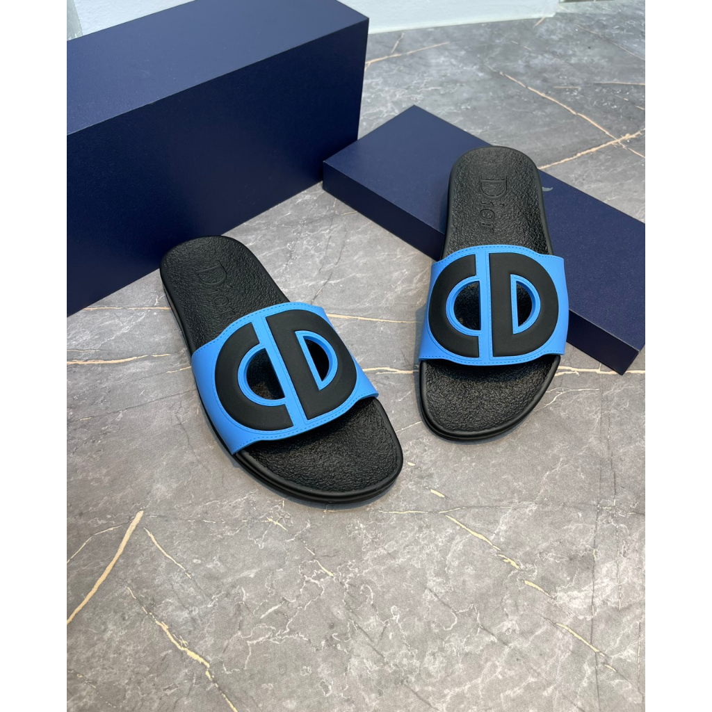 Dép lê quai ngang nam, Dép dior CD hàng hot trend 2023 mẫu mới nhất