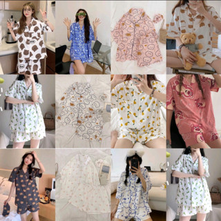 Sét Đồ Ngủ Đồ Mặc Nhà Pijama họa tiết cực yêu freesize 40-60kg
