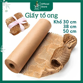 THAY THẾ XỐP HƠI – Cuộn giấy xi măng bọc hàng khổ 50cm dài 30 mét và 100 mét tổ ong kraft – Thân thiện môi trường