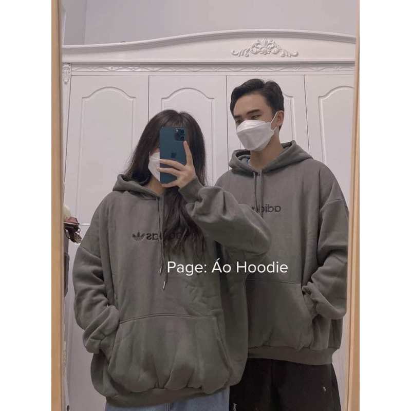 Áo hoodie form rộng mũ hai lớp - D-a-s