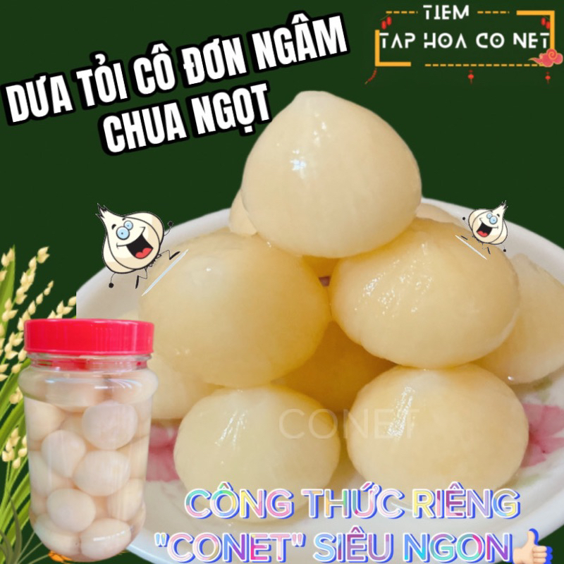 (Có Sẵn-Mới) Dưa Tỏi Cô Đơn Ngâm Chua Giòn Ngọt Nhà Làm