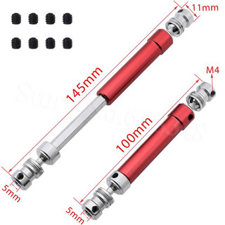 [8xrc8]Trục cardan/Trục truyền động kim loại 110mm-160mm,,57mm-70mm RGT 86100 scx10 MN99s Wpl D12 B36
