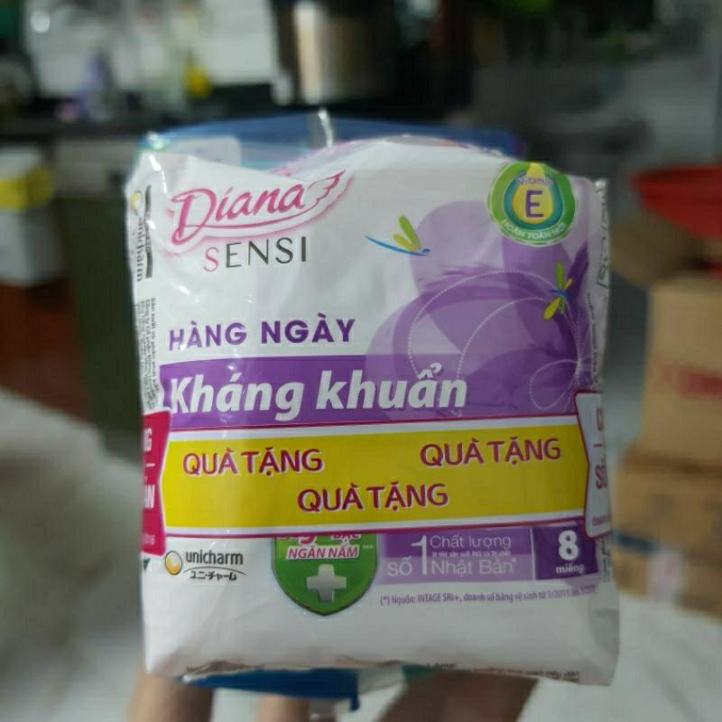 🏰 HCM 🏰 Combo 6 gói băng vệ sinh Diana cool fresh mỏng cánh / không cánh