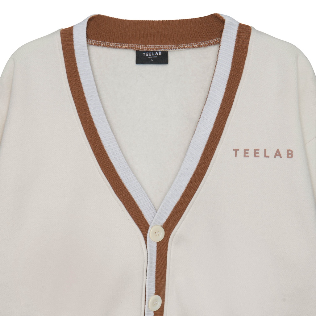 Áo Khoác Cardigan,Aó khoác nỉ logo Teelab Basic nam nữ phong cách Hàn Quốc